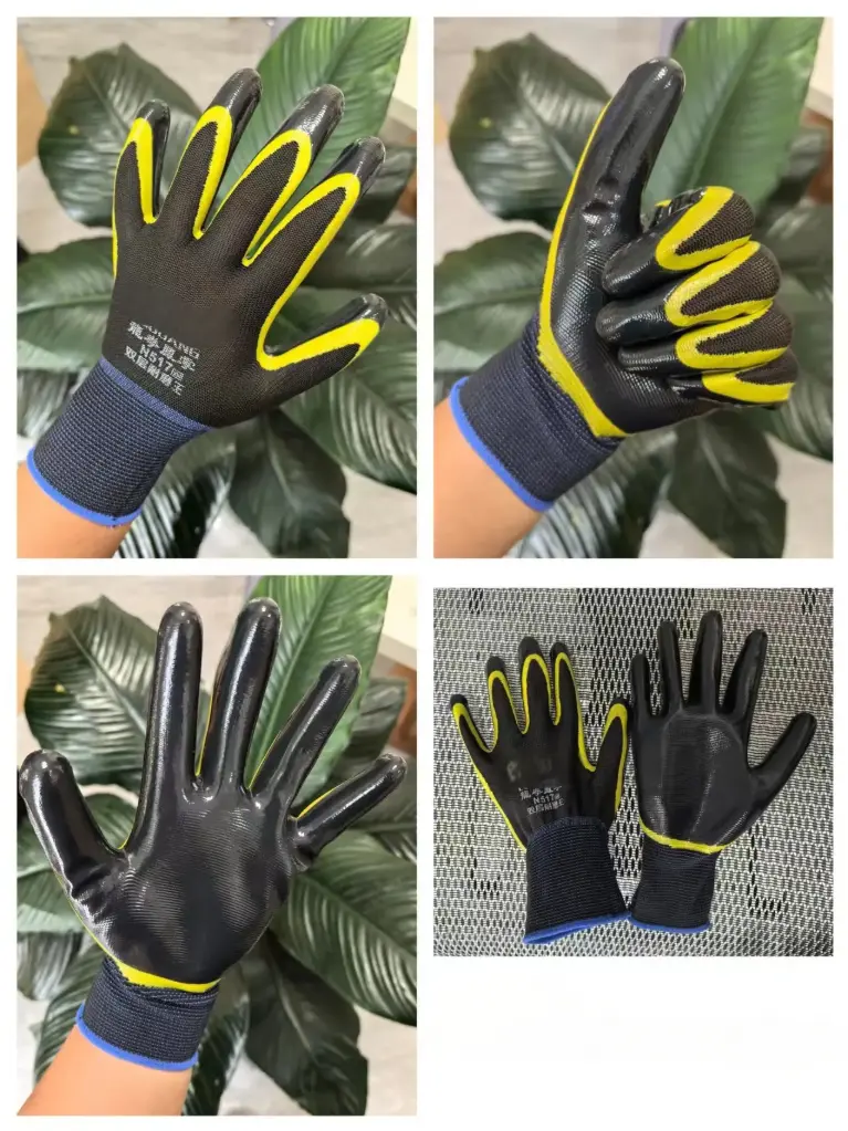 Dual-layer Abrasion resistant Nitrile N517(10 pairs) 